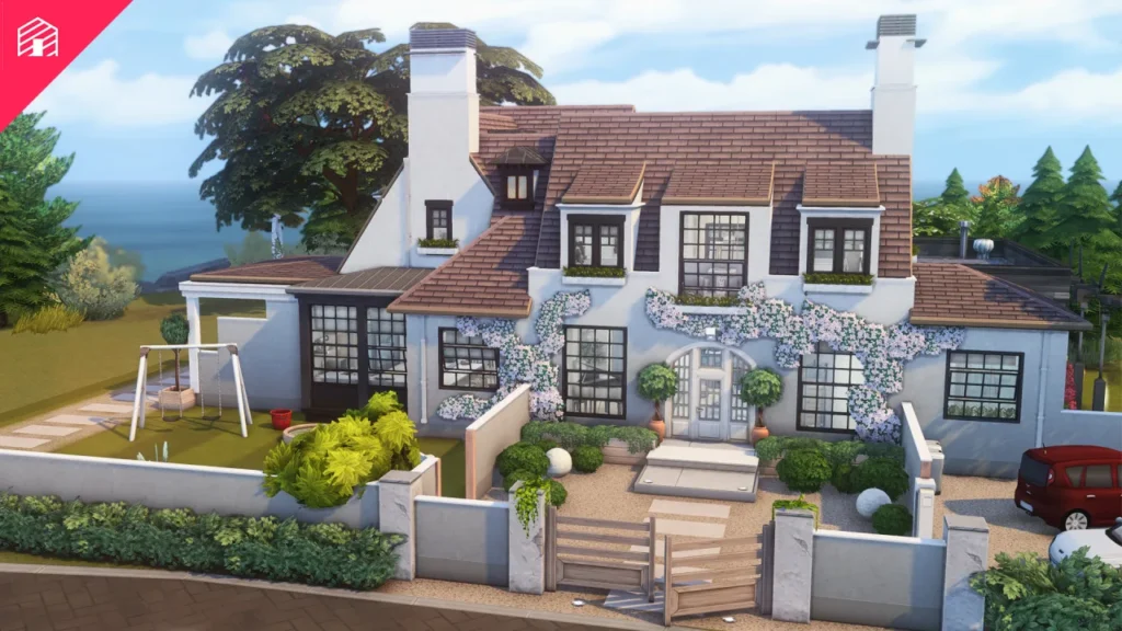Vista previa de The JARDANE Farmhouse, solares y habitaciones de harrie-cc para Los Sims 4.