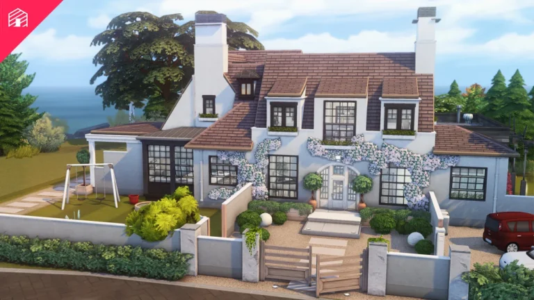 Vista previa de The JARDANE Farmhouse, solares y habitaciones de harrie-cc para Los Sims 4.