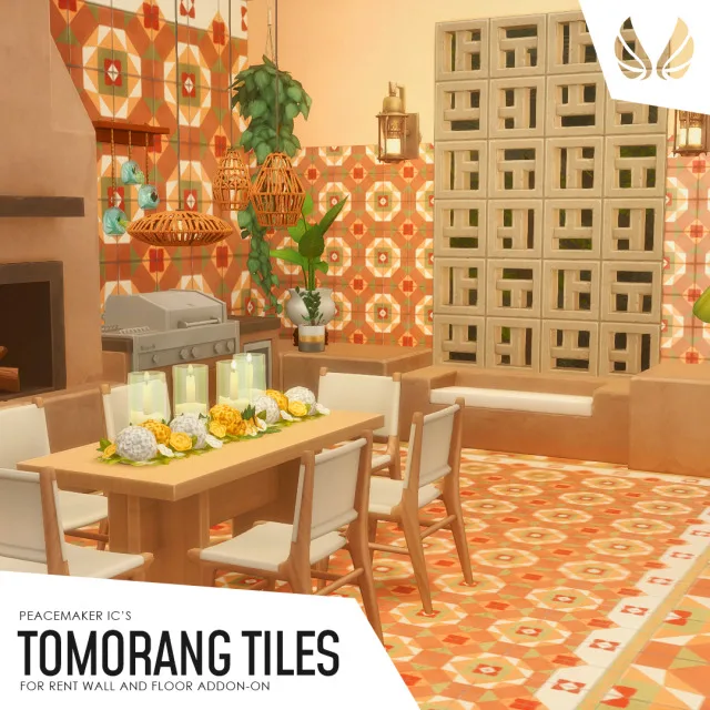 Tomorang Tiles - For Rent Wall and Floor Addon When I saw the tiles in the new For Rent Expansion, I felt in love. However, talking to HeyHarrie, it became evident that there was a de peacemaker-ic para Los Sims 4