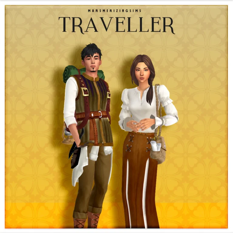 Traveller (Public Jan 3rd) de marsmerizing-sims para Los Sims 4