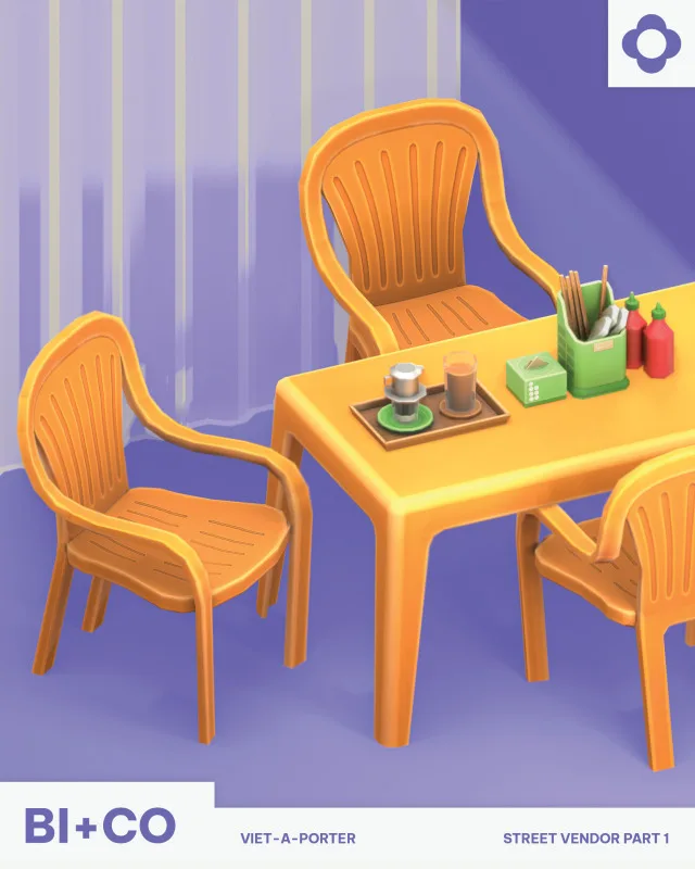 Viet-A-Porter - Street Vendor Part 1 Hey there, Awesome Simmers! We’re back with a brand-new set! Get ready to embark on a mouthwatering adventure through the bustl de biplusco para Los Sims 4