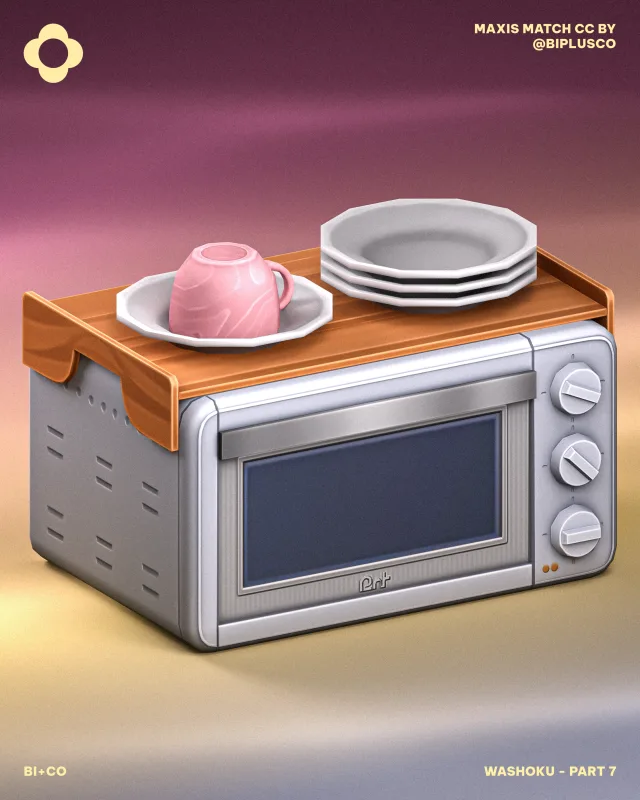 Washoku - Part 7 While the earlier parts of our Washoku colección focused on the rustic wood and the traditional ritual of Japanese meal prep, Part 7 introduces the sleek, but ver de biplusco para Los Sims 4