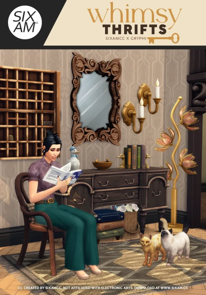 ropa CC para Los Sims 4, Whimsy Thrifts by SixamCC & Gryphi (Sims 4 CC Pack) de SIXAMcc para Los Sims 4 | Simlish4