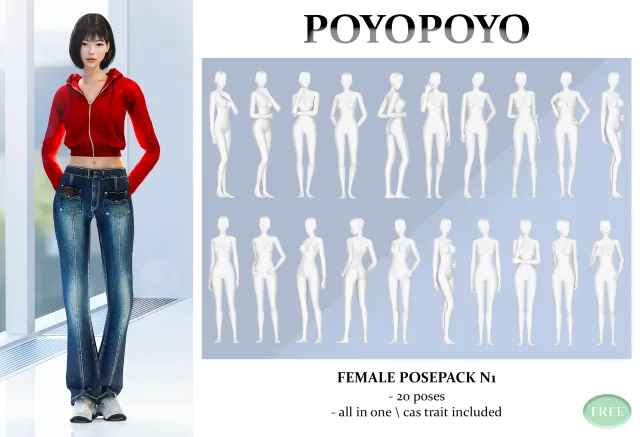 Vista previa de You need, poses de poyopoyosim para Los Sims 4.