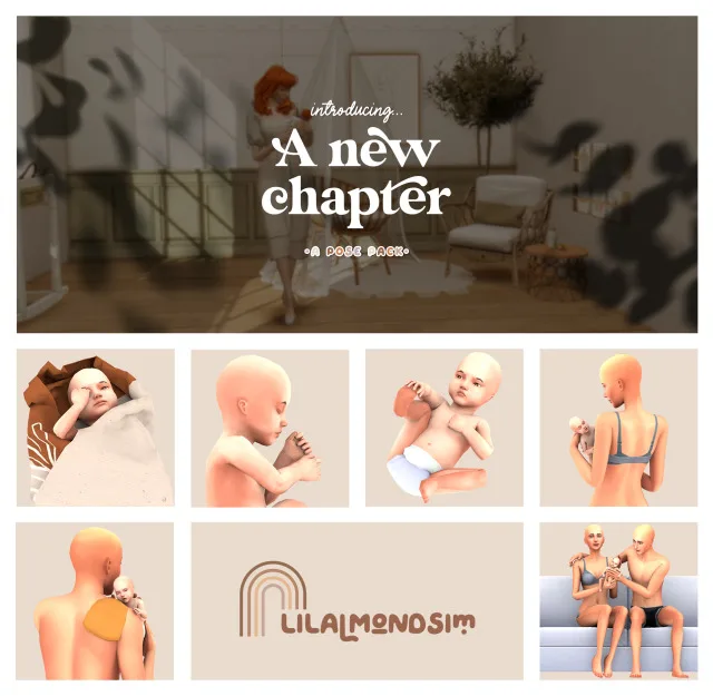 Vista previa de A new chapter β ππππ ππππ, poses de lilalmondsim para Los Sims 4.