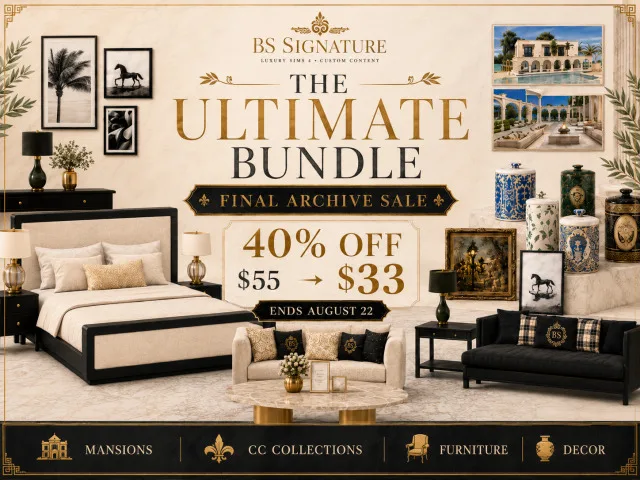 Vista previa de A special opportunity for all the new members, muebles de bs-signature para Los Sims 4.