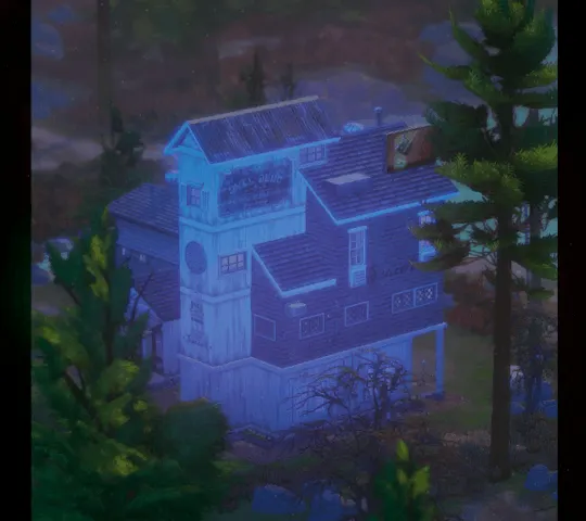Vista previa de Abandoned factory | Boop | No CC Build, solares y habitaciones de nocturne-vi para Los Sims 4.