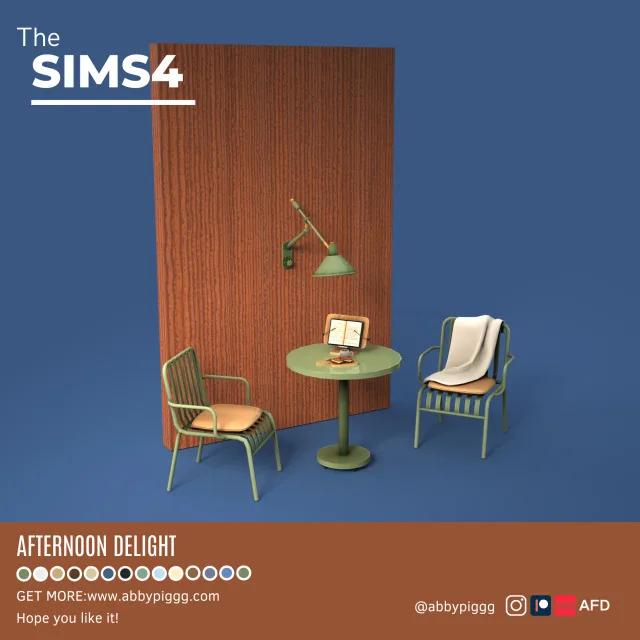 Vista previa de ABBYPIGGG]Afternoon delight, construir y comprar de abbypiggg para Los Sims 4.