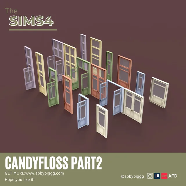 Vista previa de ABBYPIGGG]Candyfloss Part2, construir y comprar de abbypiggg para Los Sims 4.