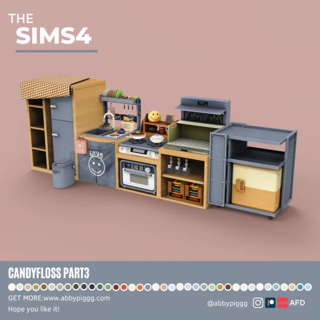 Vista previa de ABBYPIGGG]Candyfloss Part3, construir y comprar de abbypiggg para Los Sims 4.