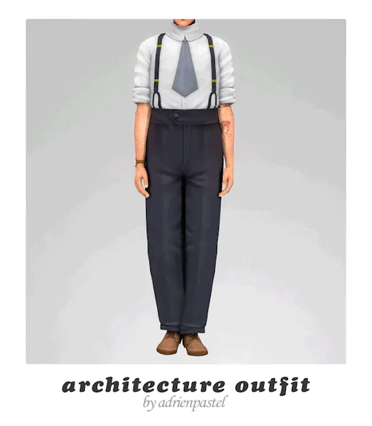 Vista previa de Architecture conjunto, ropa de its-adrienpastel para Los Sims 4.