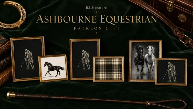 Vista previa de Ashbourne equestrian art set free gift, mascotas de bs-signature para Los Sims 4.