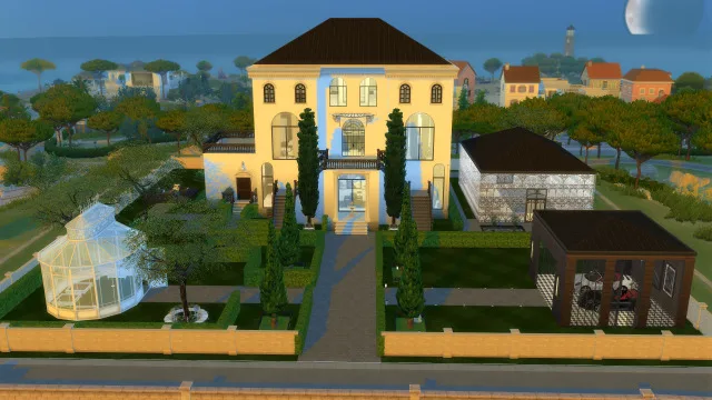 Vista previa de Aurelia mansion exclusive cc set aurelia, muebles de bs-signature para Los Sims 4.