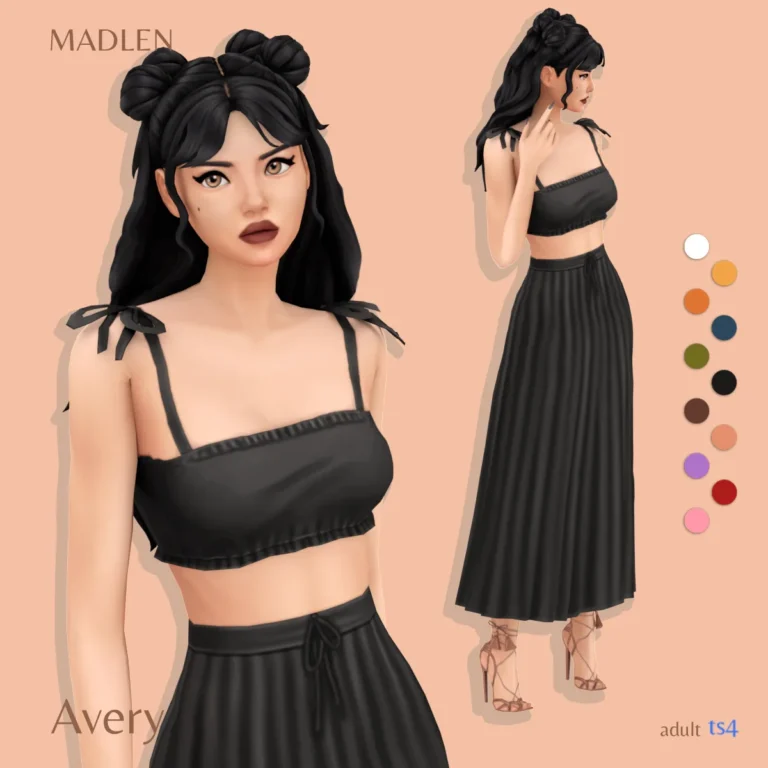 Vista previa de Avery set just a perfect thing to have this, ropa de madlensims para Los Sims 4.