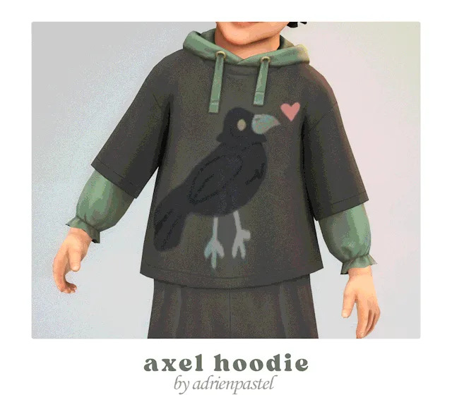 Vista previa de Axel Hoodie (Toddlers), contenido personalizado de its-adrienpastel para Los Sims 4.