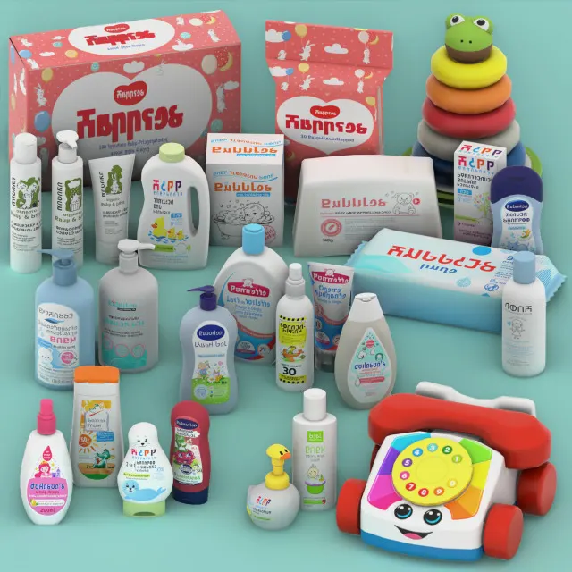 Vista previa de Baby & Beyond Set, decoración de officialsnootysims para Los Sims 4.