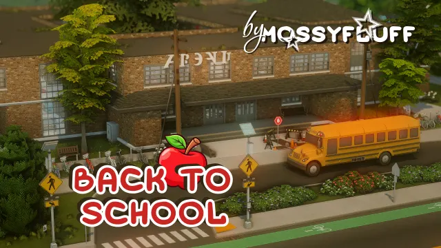 Vista previa de Back to School + Audience, construir y comprar de mossyfluff para Los Sims 4.