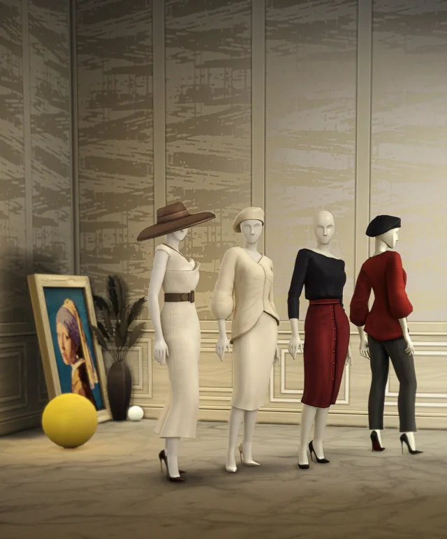Vista previa de Baroness IV, crear un sim de rustys-cc para Los Sims 4.