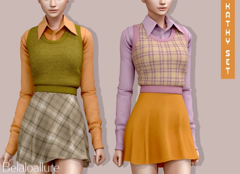 Vista previa de Belaloallure_70s retro cc, crear un sim de belaloallure3 para Los Sims 4.