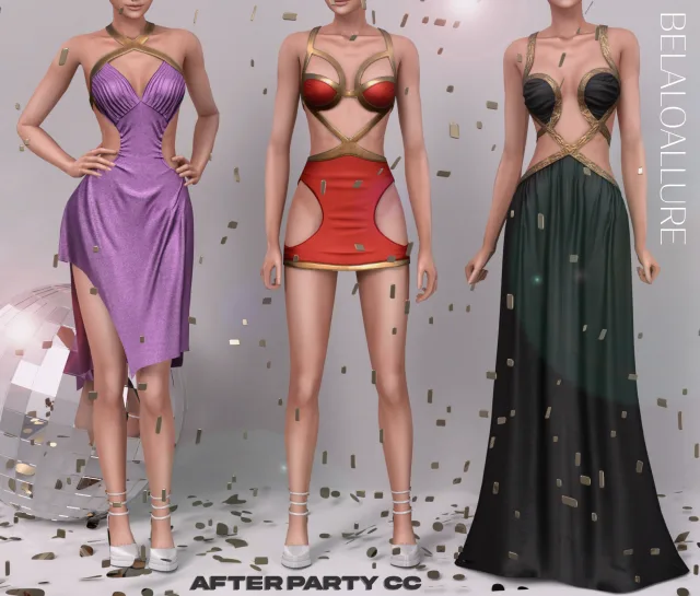 Vista previa de Belaloallure_After party cc, crear un sim de belaloallure3 para Los Sims 4.