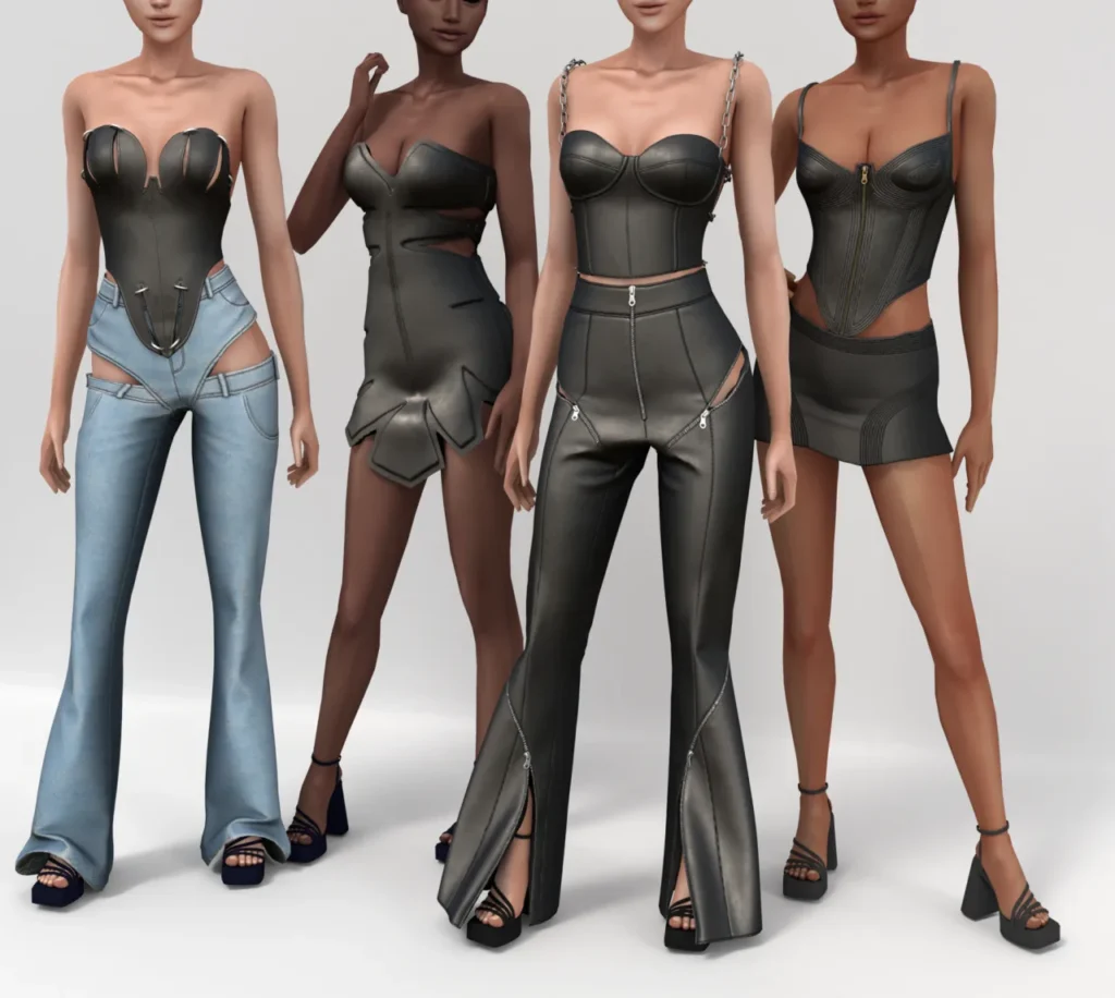 Vista previa de Belaloallure_Bratty GF VOL.2, crear un sim de belaloallure3 para Los Sims 4.