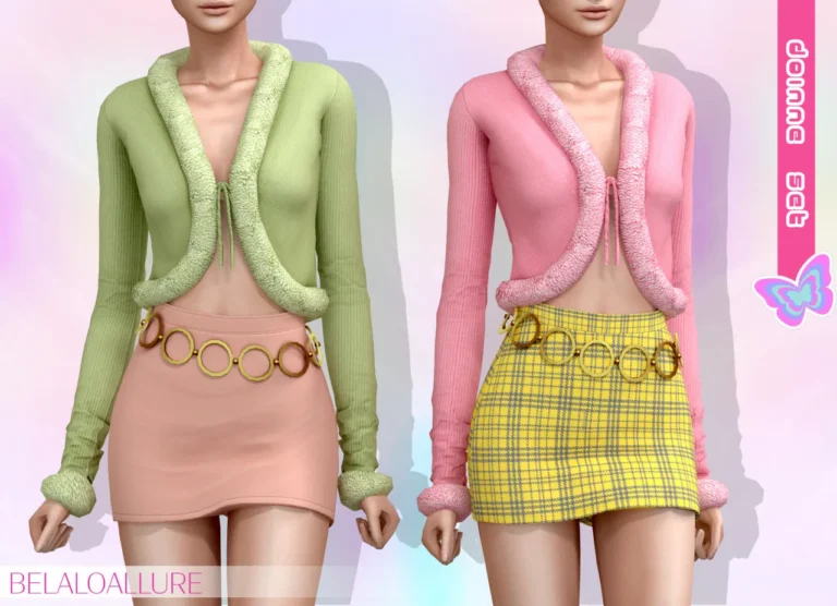Vista previa de Belaloallure_CC Y2K, crear un sim de belaloallure3 para Los Sims 4.
