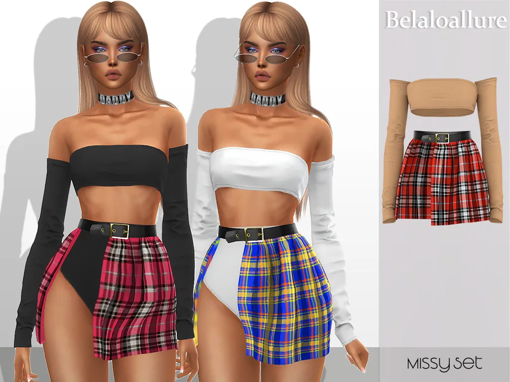 Vista previa de Belaloallure_Missy CC, crear un sim de belaloallure3 para Los Sims 4.