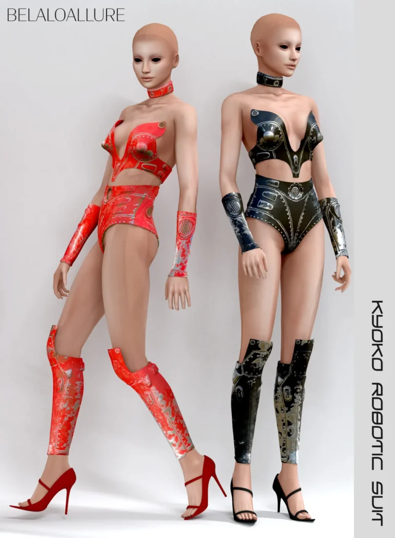 Vista previa de Belaloallure_robotic suit, crear un sim de belaloallure3 para Los Sims 4.