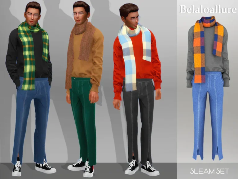 Vista previa de Belaloallure_Salem set, crear un sim de belaloallure3 para Los Sims 4.