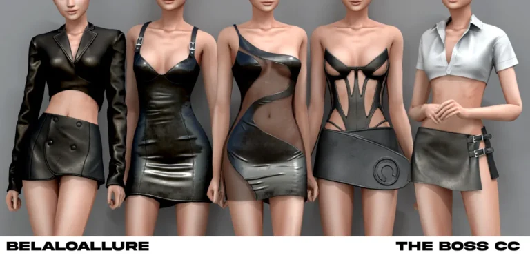 Vista previa de Belaloallure_The Boss cc, crear un sim de belaloallure3 para Los Sims 4.