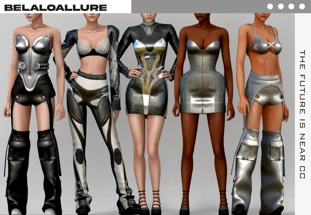 Vista previa de Belaloallure_The future is near CC, crear un sim de belaloallure3 para Los Sims 4.