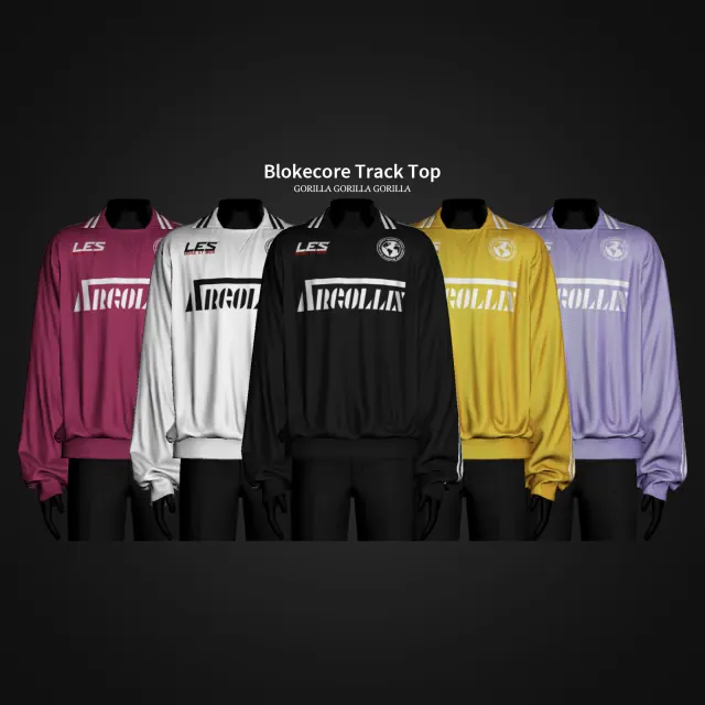 Vista previa de Blokecore Track Top, ropa de gorillax3-cc para Los Sims 4.