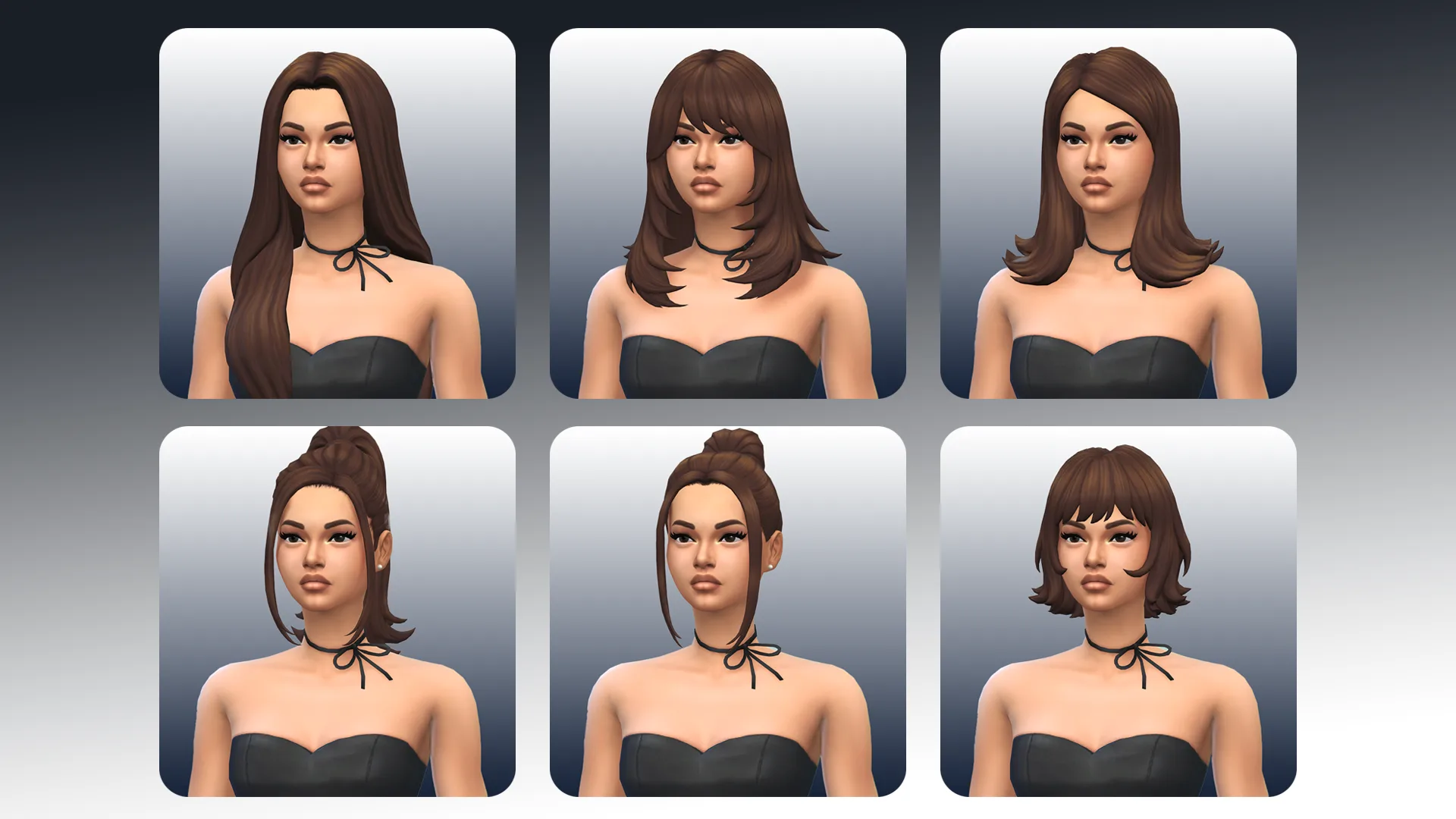 Los Sims 4 Brillo de Salón — Brillo de Salón suma seis peinados versátiles a Los Sims 4 | Simlish4, imagen 2