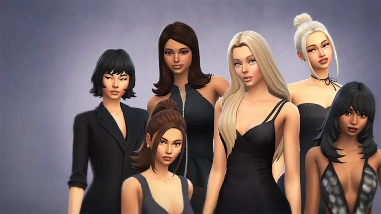 Los Sims 4 Brillo de Salón, Brillo de Salón suma seis peinados versátiles a Los Sims 4 | Simlish4