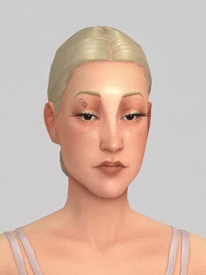 Vista previa de Cabello EP21 Slick corregido, cabello de its-adrienpastel para Los Sims 4.