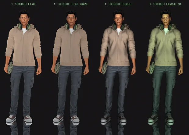 mods para Los Sims 4 — CAS Lighting Mod - set 01 de vyxated para Los Sims 4 | Simlish4, imagen 12