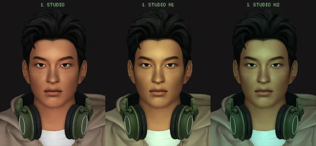 mods para Los Sims 4, CAS Lighting Mod - set 01 de vyxated para Los Sims 4 | Simlish4