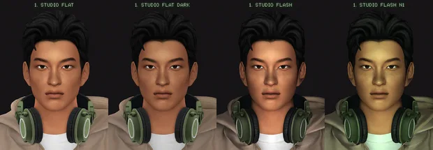 mods para Los Sims 4 — CAS Lighting Mod - set 01 de vyxated para Los Sims 4 | Simlish4, imagen 9