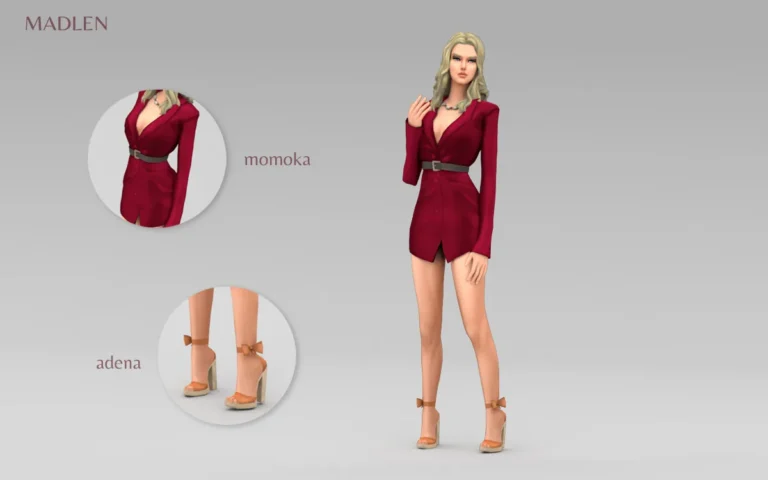 Vista previa de Cc check out some of the latest cc from madlen, zapatos de madlensims para Los Sims 4.