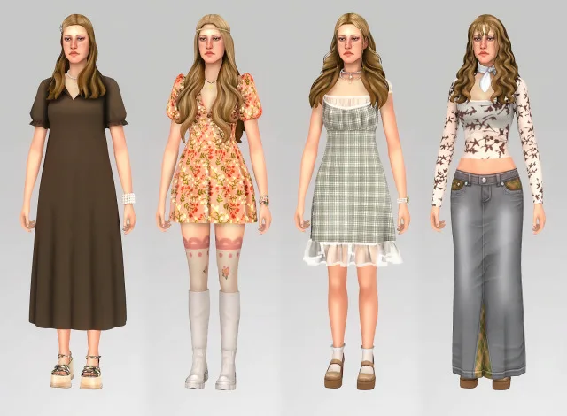 Vista previa de Chemtrails over the country club cabello clip, cabello de its-adrienpastel para Los Sims 4.