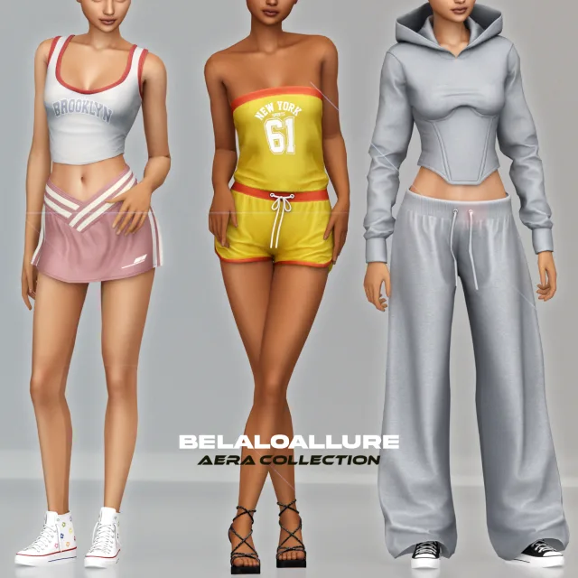 Vista previa de Colección Belaloallure_Aera cc, crear un sim de belaloallure3 para Los Sims 4.