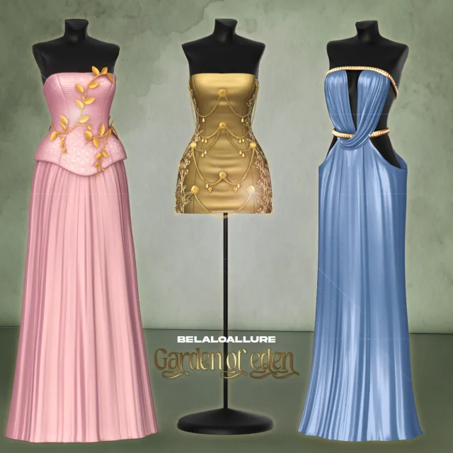 Vista previa de Colección Belaloallure_Garden of Eden cc, crear un sim de belaloallure3 para Los Sims 4.