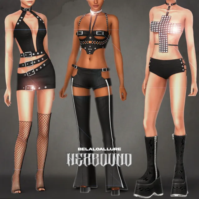 Vista previa de Colección Belaloallure_HexBound CC, crear un sim de belaloallure3 para Los Sims 4.