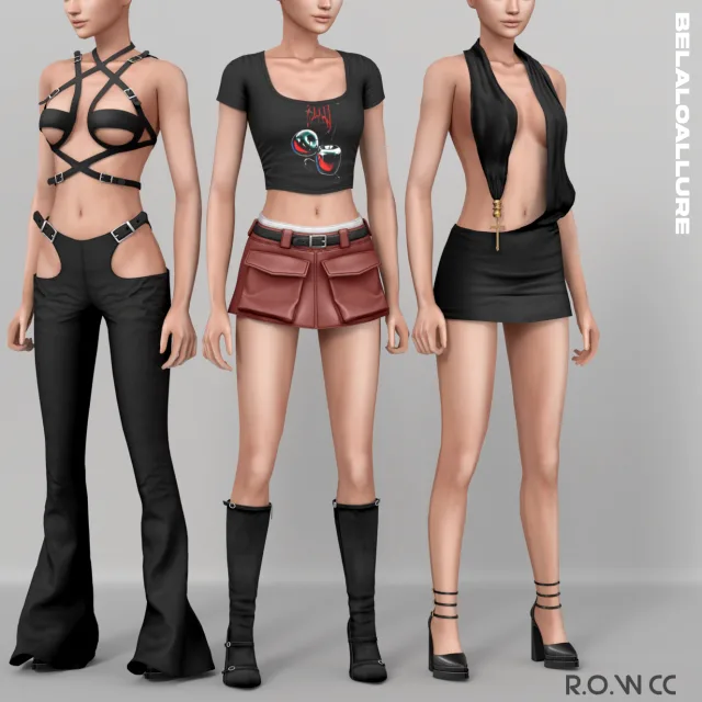 Vista previa de Colección Belaloallure_R.O.W cc, crear un sim de belaloallure3 para Los Sims 4.
