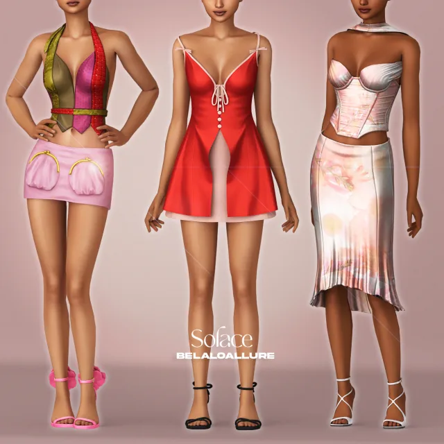 Vista previa de Colección Belaloallure_Solace cc, crear un sim de belaloallure3 para Los Sims 4.