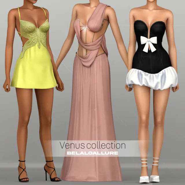 Vista previa de Colección Belaloallure_The Venus, crear un sim de belaloallure3 para Los Sims 4.