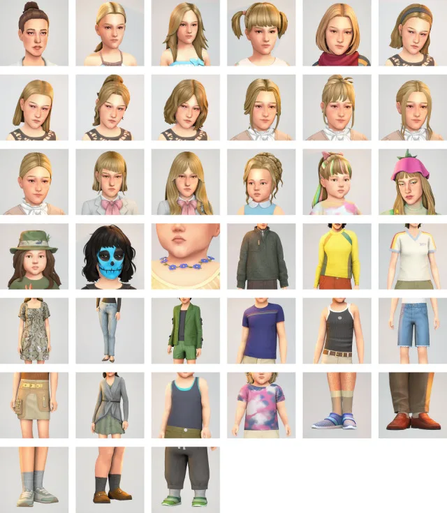 Vista previa de Colección October & November 2025 Releases, contenido personalizado de its-adrienpastel para Los Sims 4.