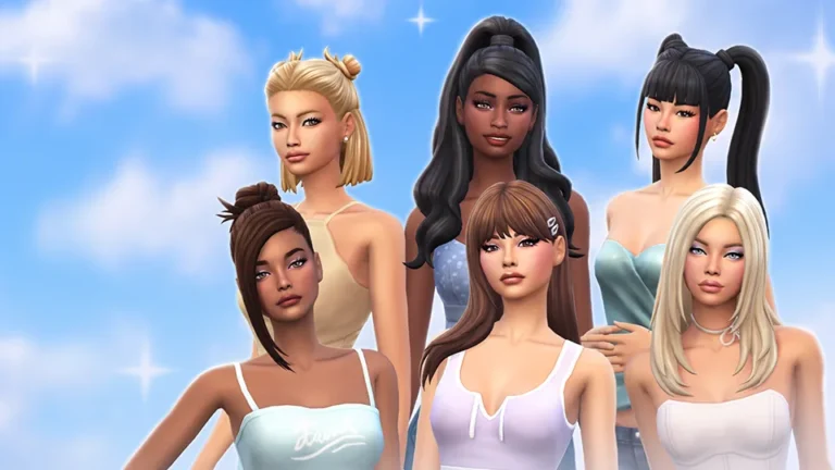 Los Sims 4 Conjunto Replay, MADLEN reúne seis peinados en el Conjunto de peinados Replay | Simlish4