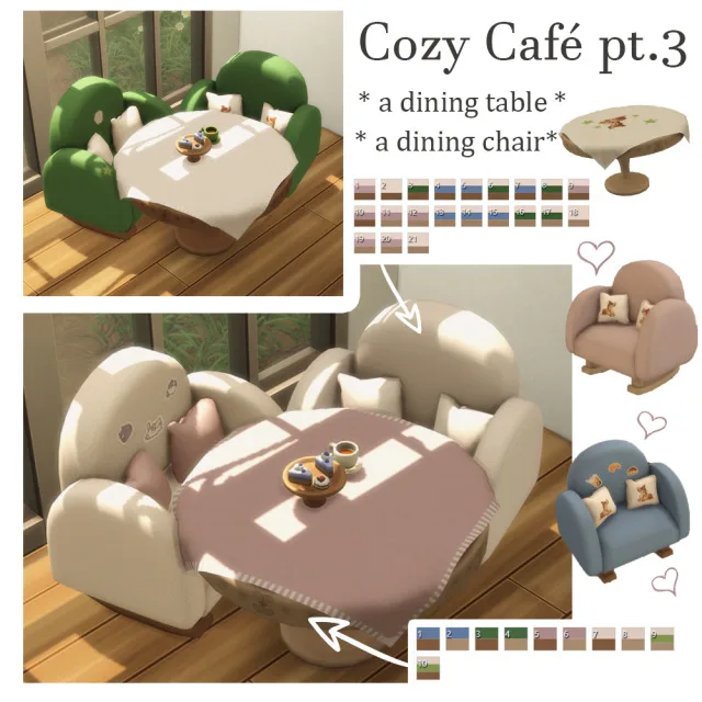 Vista previa de Cozy café pt3 is out now heres whats, construir y comprar de tamsiecc para Los Sims 4.