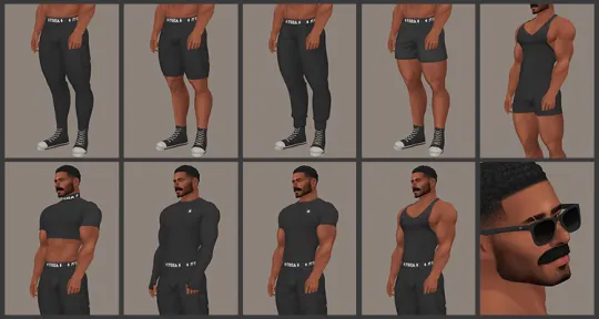 CRUCIAL: colección masculina de ropa deportiva de Windenbro para Los Sims 4